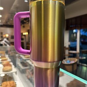 Stanley x Starbucks summer 2024 purple and yellow